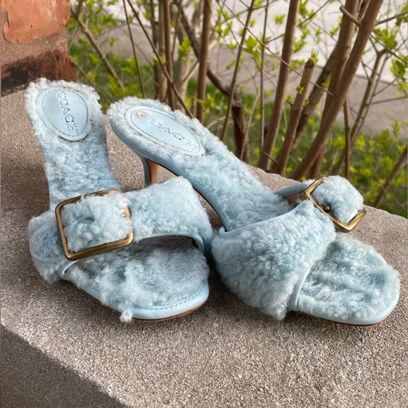 Coach Blue Mules - Picture 5 of 5